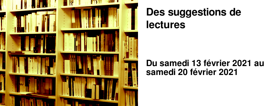 Des suggestions de lectures